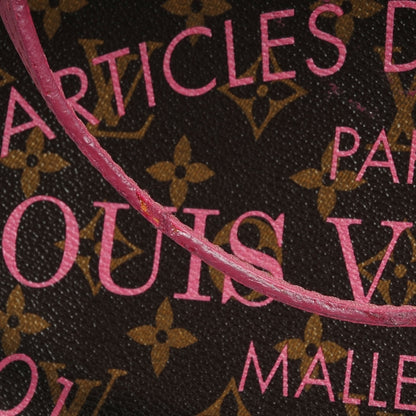 Louis Vuitton Monogram Articles de Voyage Ikat Neverfull GM Rose Velours 5 of 8