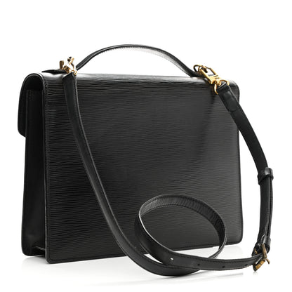 Louis Vuitton Epi Monceau Black 3 of 12