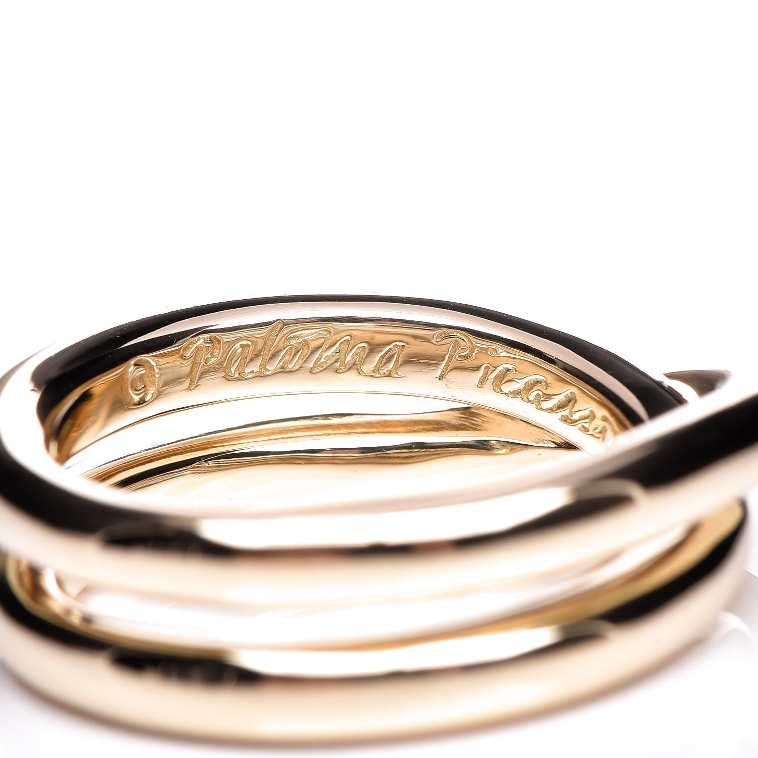 Tiffany 18K Yellow Gold Paloma Picasso Le Cercle Ring 52 6 5 of 8