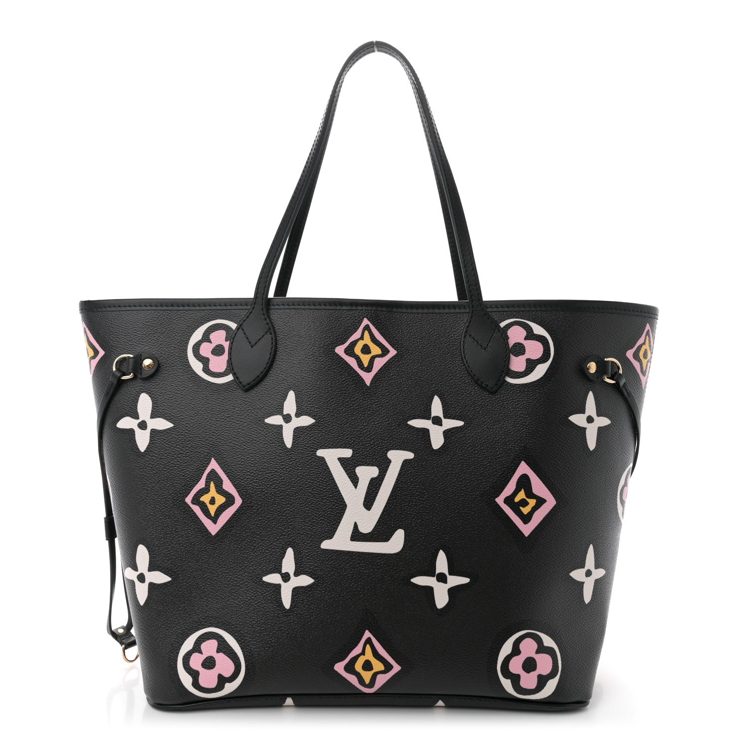 Louis Vuitton Monogram Giant Wild at Heart Neverfull MM Black 1 of 9