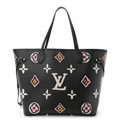 Louis Vuitton Monogram Giant Wild at Heart Neverfull MM Black 1 of 9