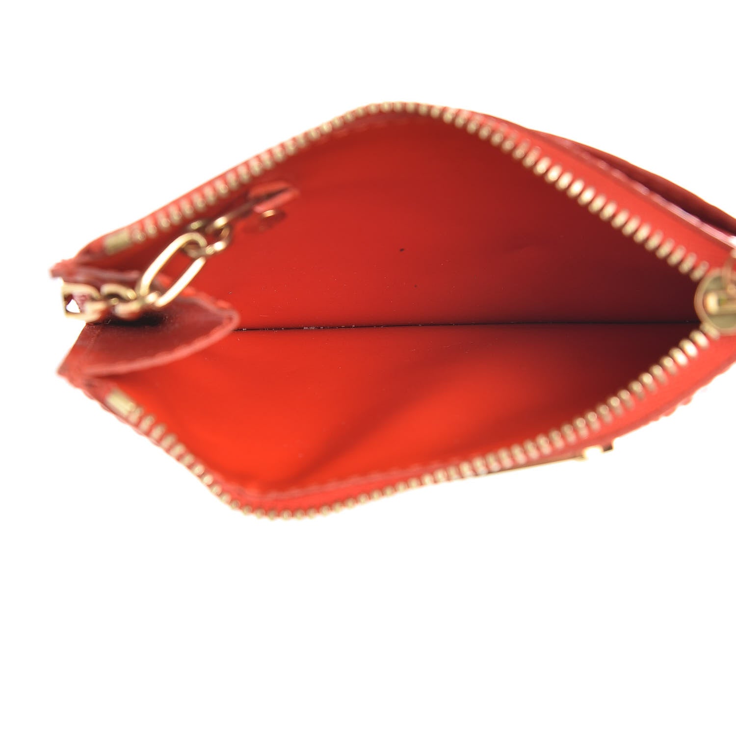 Louis Vuitton Vernis Key Pouch Orange Sunset 5 of 7