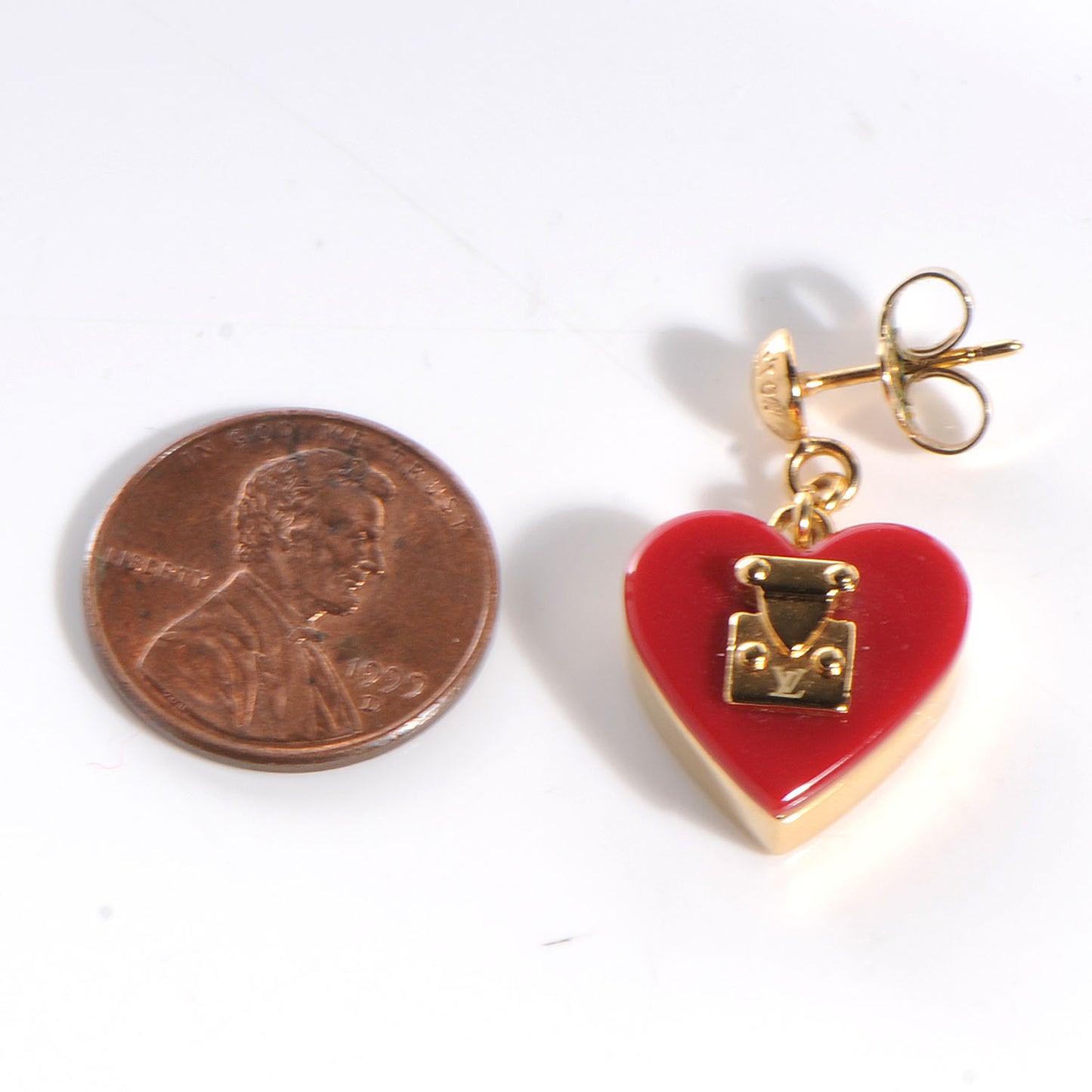 Lock Me Heart Earrings Pomme D'Amour