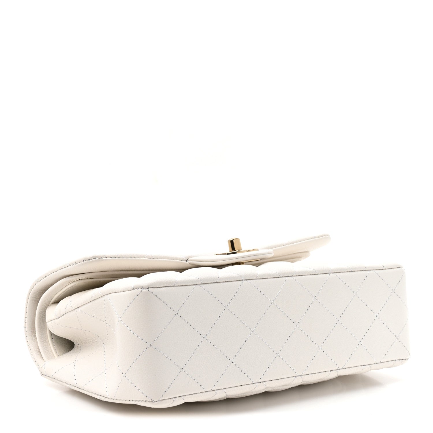 Chanel Caviar Quilted Small Double Flap White 4 of 11