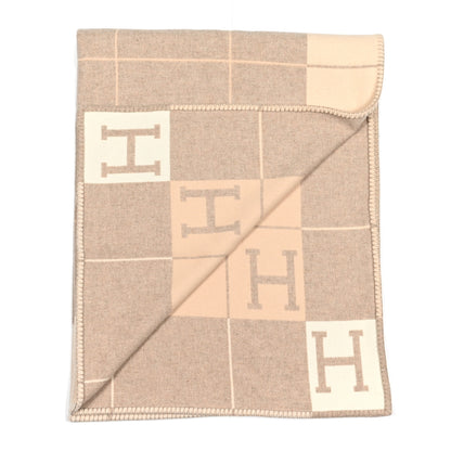 Hermes Wool Cashmere Avalon III Blanket Coco Camomille 2 of 3