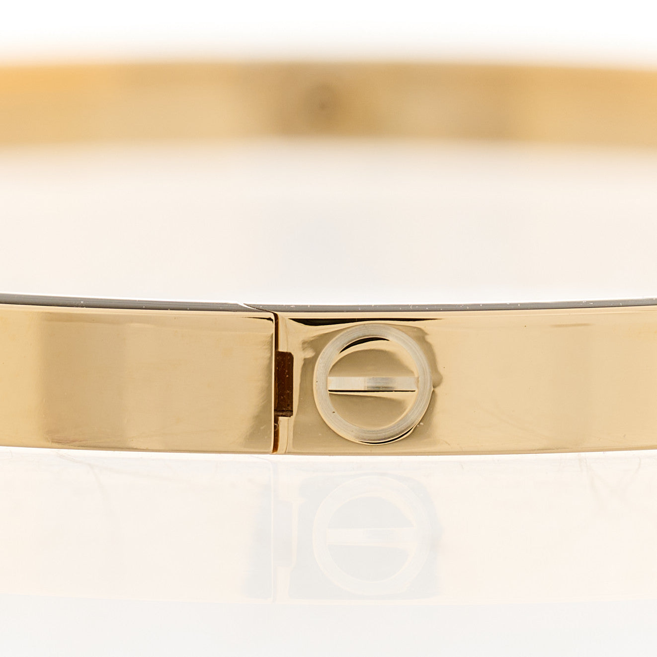 18K Yellow Gold Small LOVE Bracelet 17