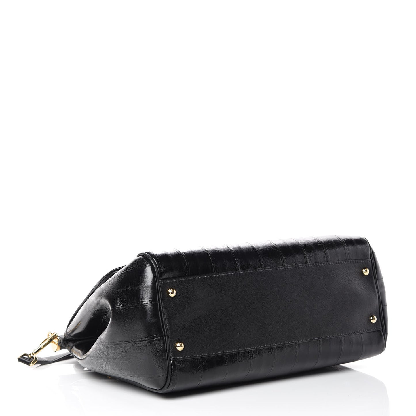 Eel Large Miss Sicily Satchel Black