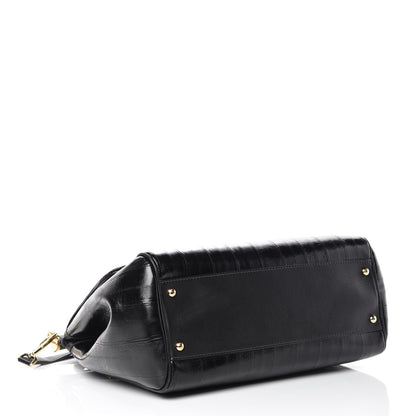 Dolce & Gabbana Eel Large Miss Sicily Satchel Black 5 of 16