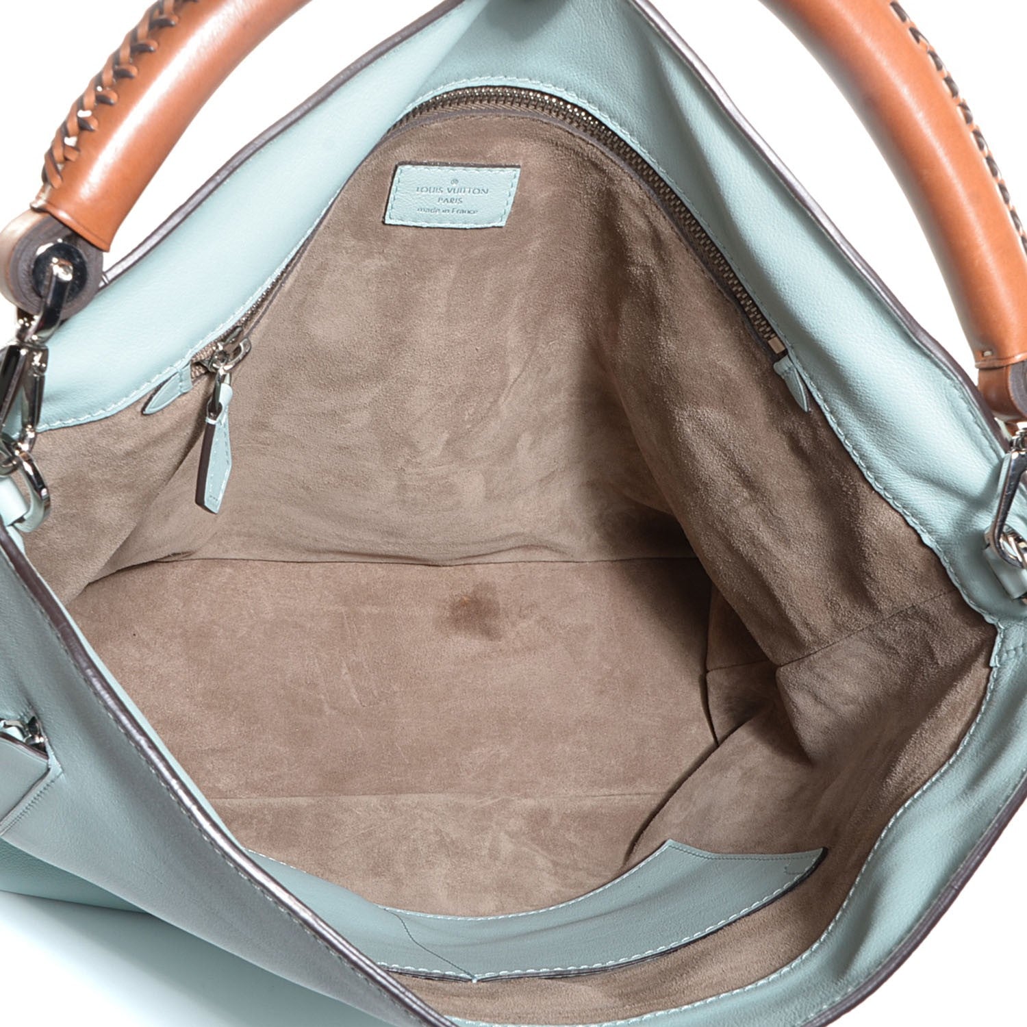 Louis Vuitton Veau Soie Calfskin Parnassea Bagatelle Hobo Azur 5 of 7