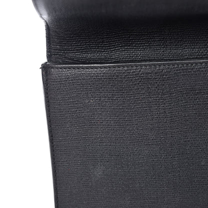 Saint Laurent Textured Calfskin Classic Y Ligne Clutch Black 14 of 15