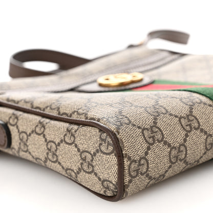 Gucci GG Supreme Monogram Web Small Ophidia Messenger Bag Brown 8 of 12