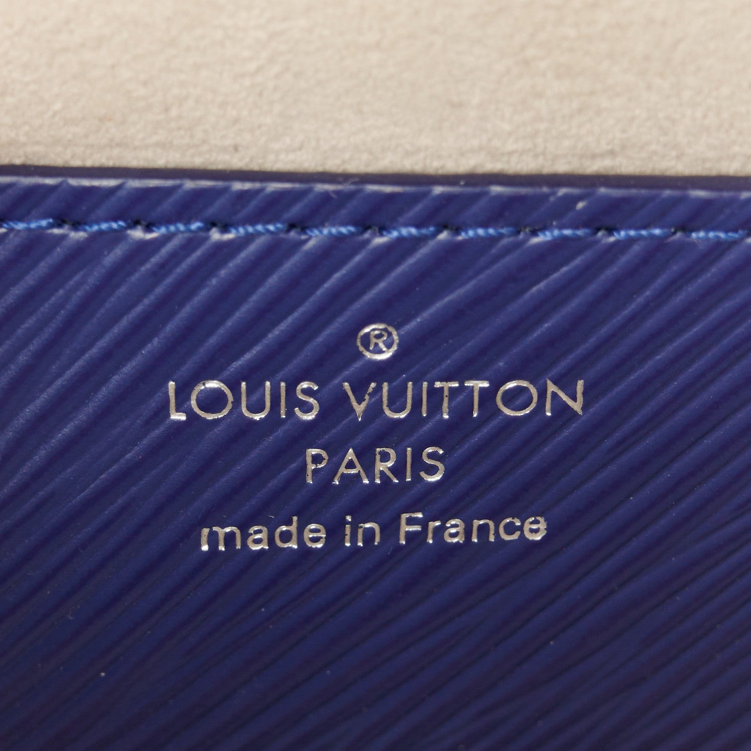 Louis Vuitton Epi Savane Twist Shoulder Bag MM Blue 7 of 11