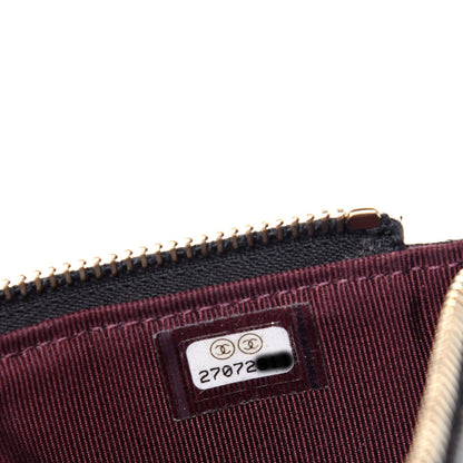 Chanel Caviar Quilted Classic Flat Wallet Pouch Black 13 of 22