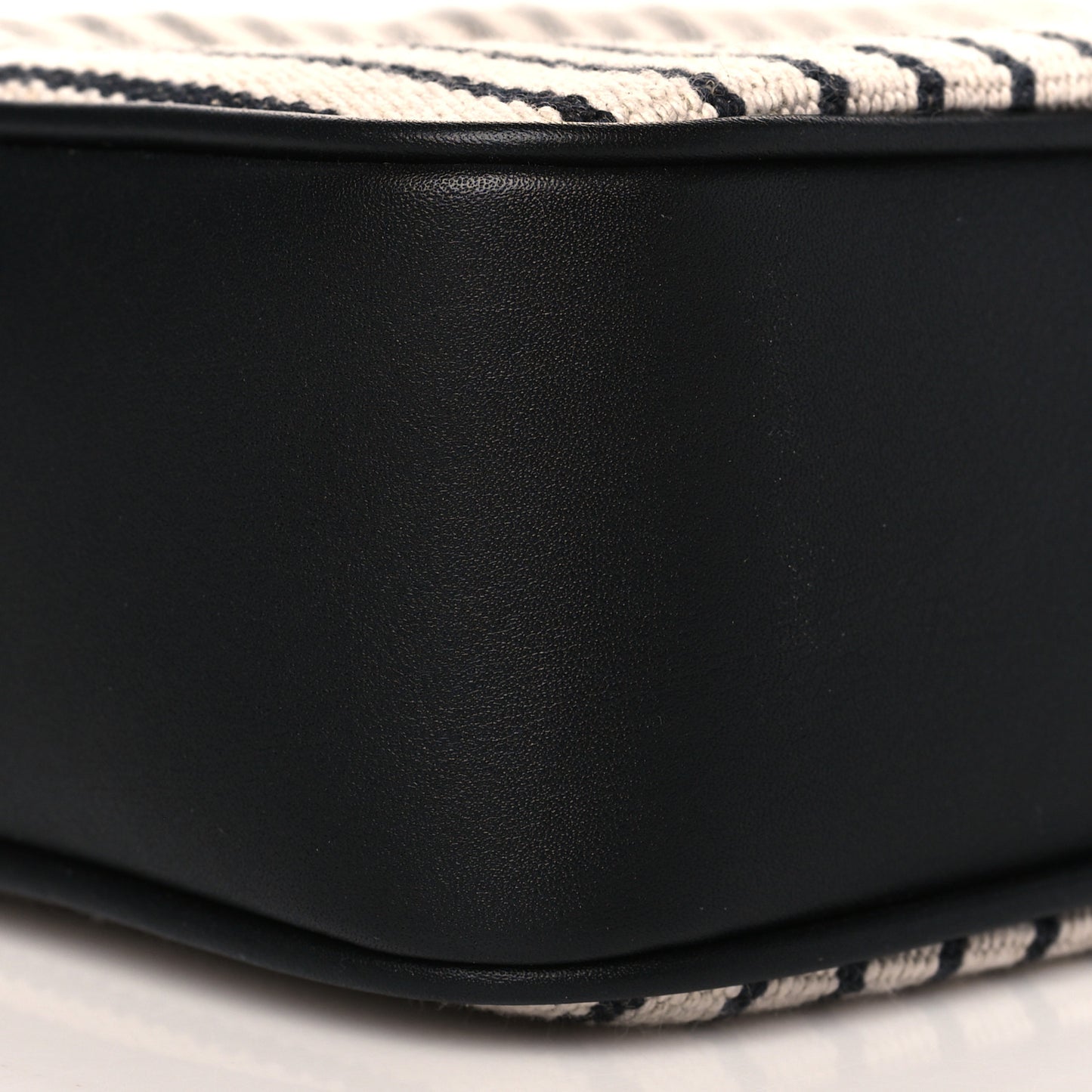 Canvas Calfskin Monogram Lou Camera Bag Black Grey Cream