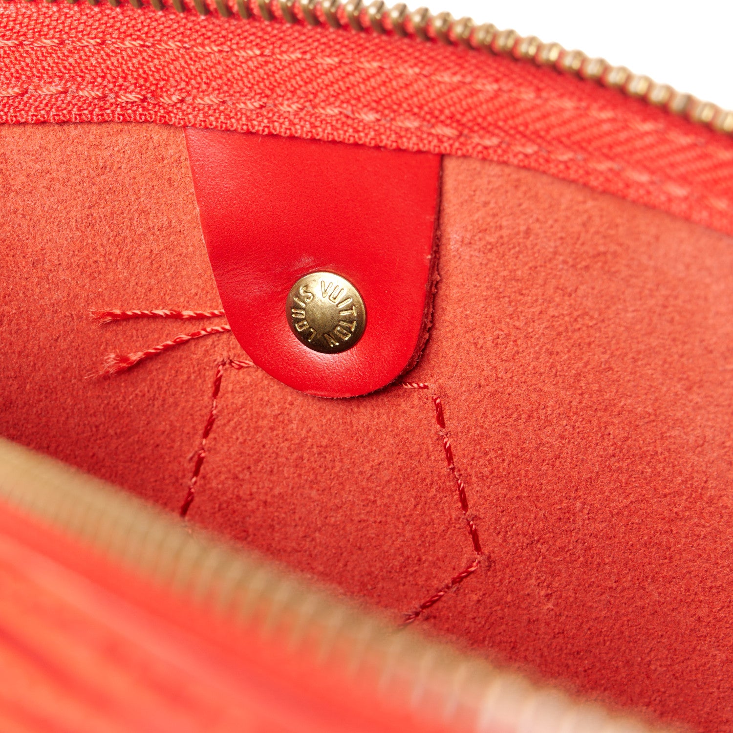 Louis Vuitton Epi Speedy 30 Castillan Red 13 of 13
