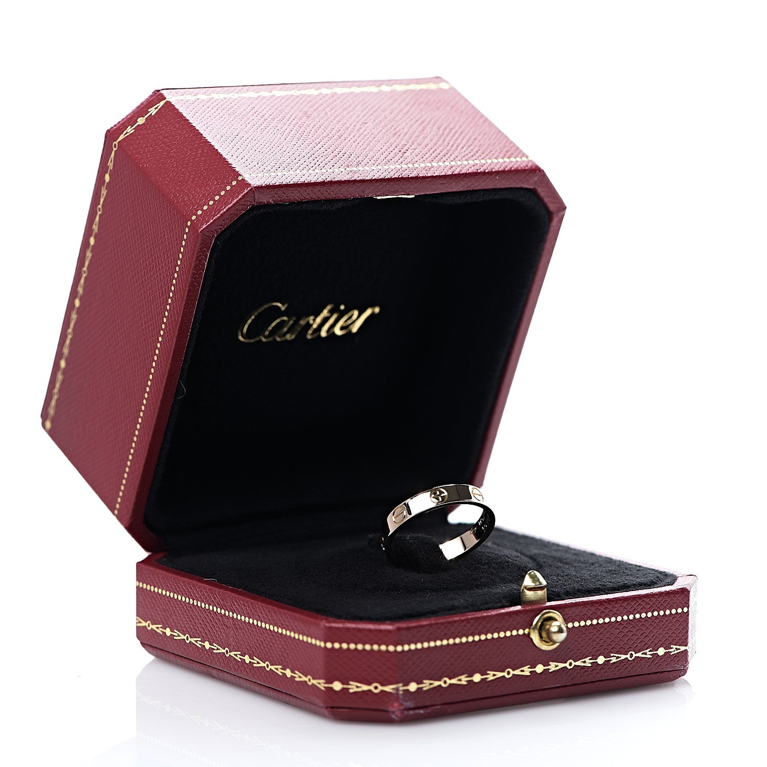 Cartier 18K Pink Gold 3.5mm LOVE Wedding Band Ring 54 6.75 4 of 4