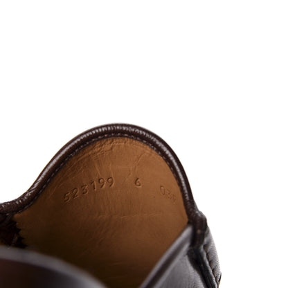 Gucci Goatskin Mens Horsebit Slippers 6 Light Brown 9 of 10