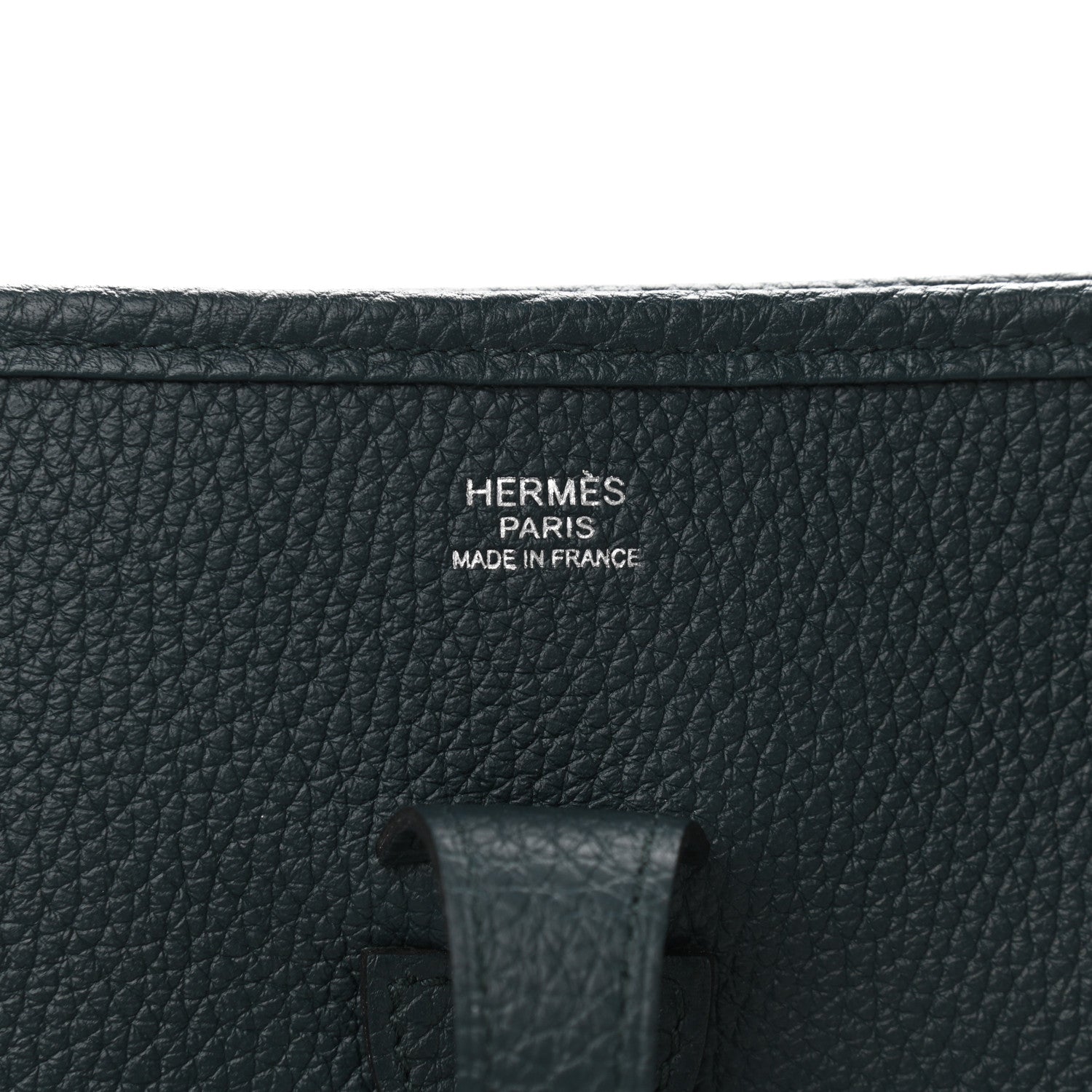 Hermes Taurillon Clemence Evelyne III PM Vert Cypress 5 of 8