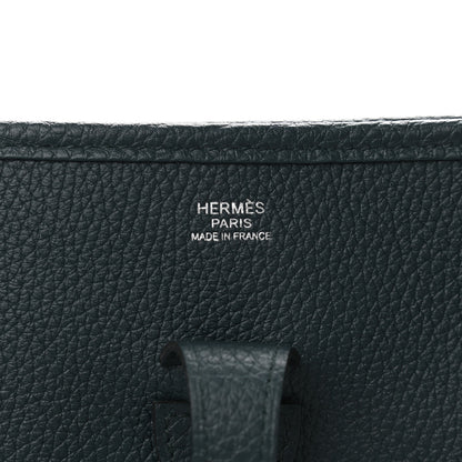 Hermes Taurillon Clemence Evelyne III PM Vert Cypress 5 of 8