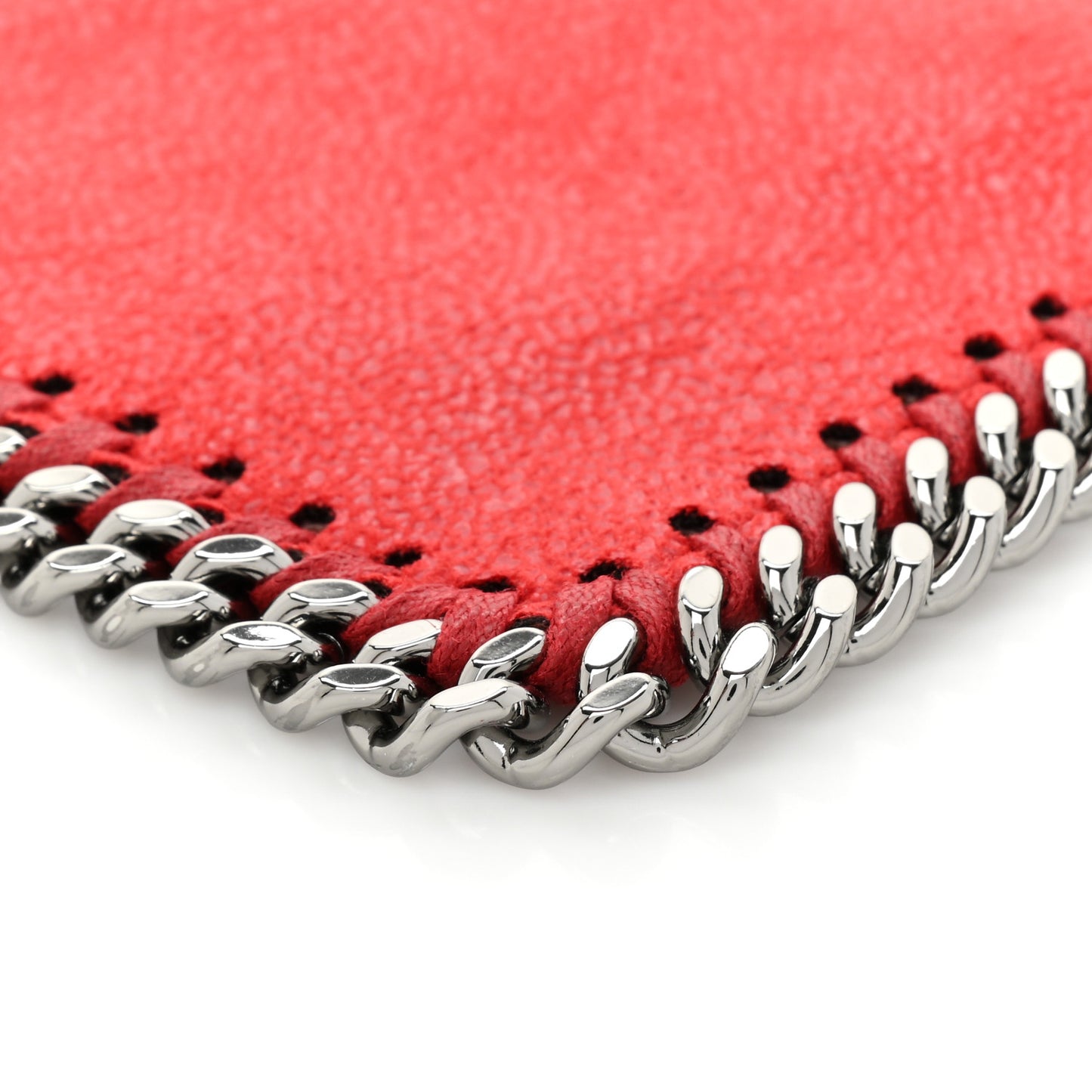 Shaggy Deer Falabella Clutch Cherry