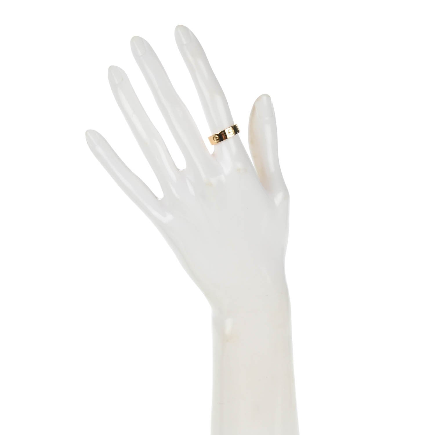 Cartier 18K Yellow Gold 5.5mm LOVE Ring 51 5.75 2 of 4