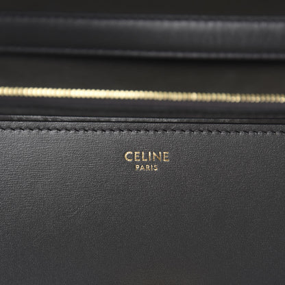 Celine Box Calfskin Medium Classic Box Flap Bag Anthracite 8 of 10