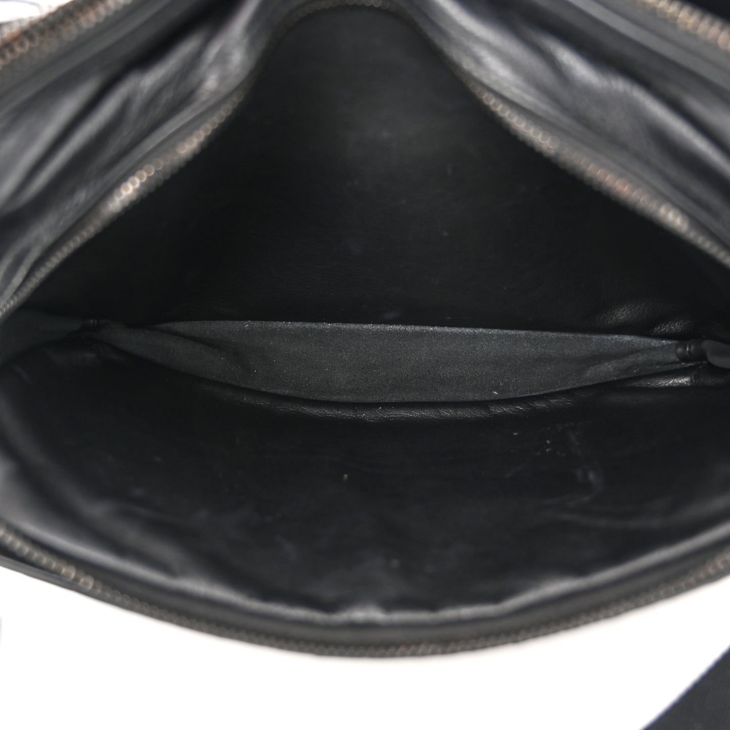 Nappa Intrecciato Belt Bag Black