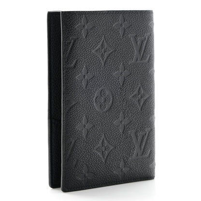 Louis Vuitton Empreinte Monogram Passport Cover Black 3 of 9