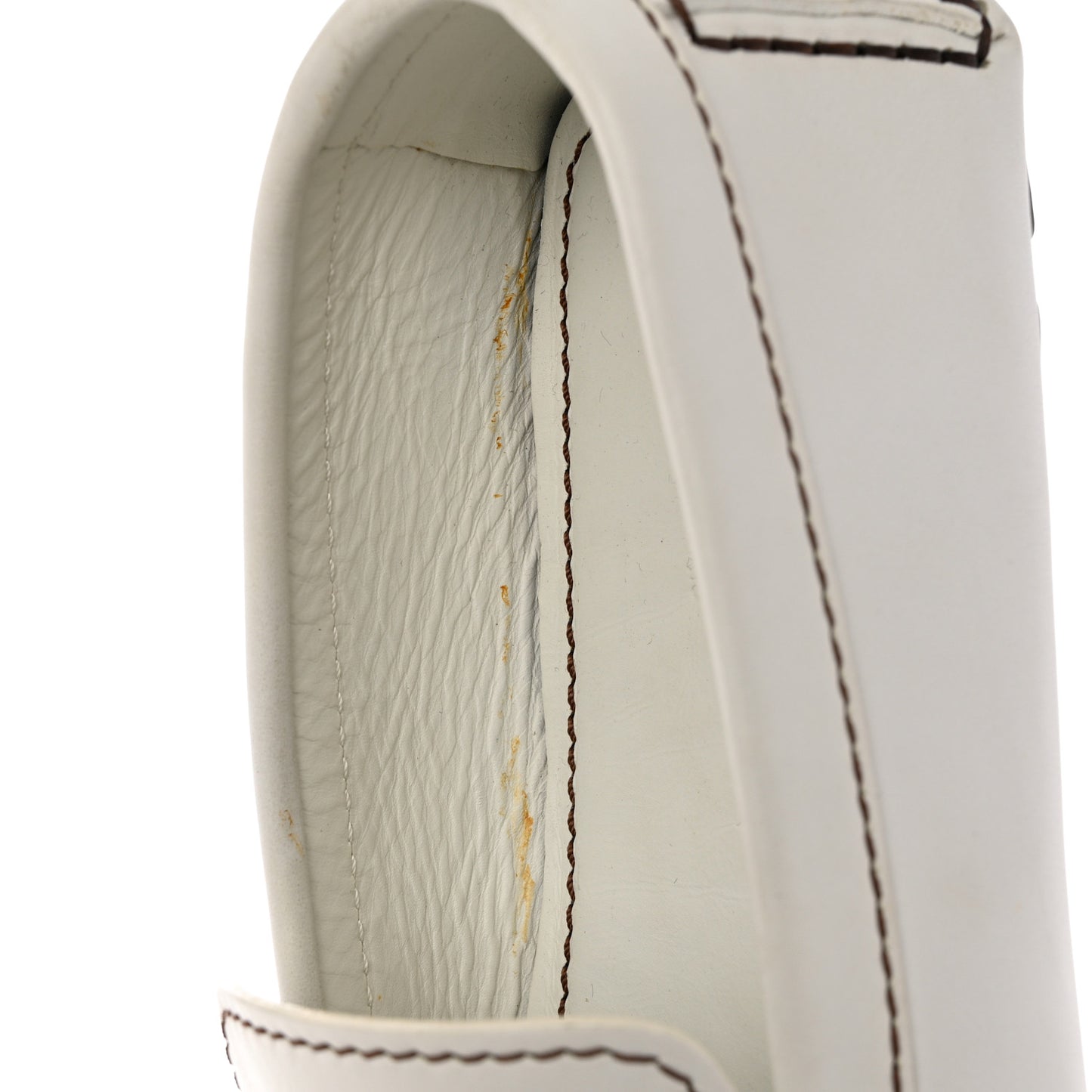 Calfskin Mens Monte Carlo Car Shoe Moccasin Loafers 8.5 White