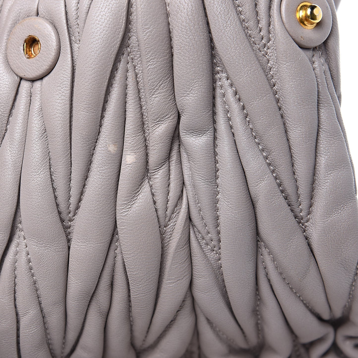 Nappa Matelasse Tote Pomice