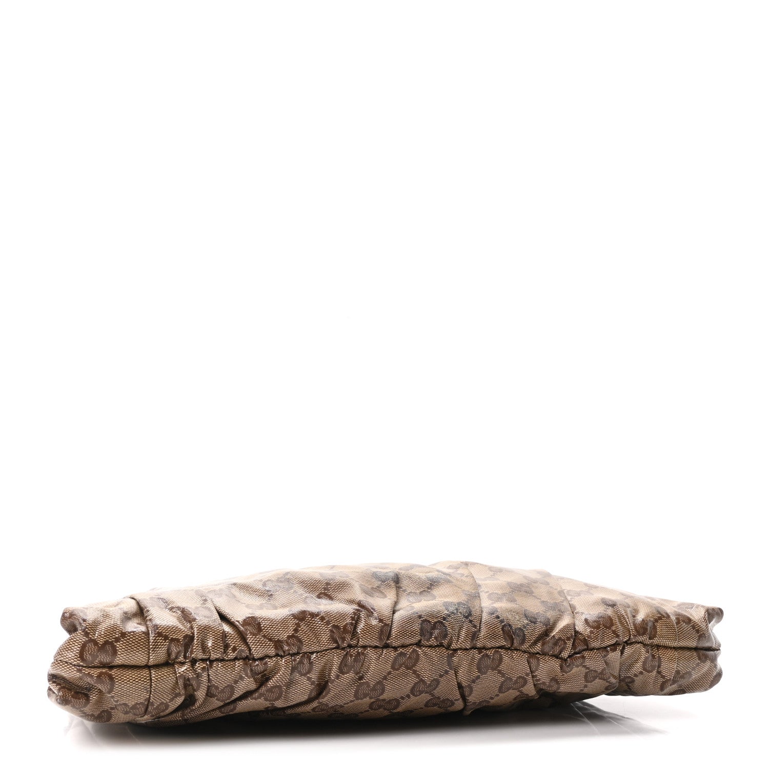 Gucci Crystal Monogram Large Hysteria Clutch Brown 4 of 10
