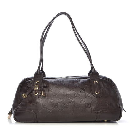 Gucci Guccissima Small Princy Satchel Brown 1 of 11