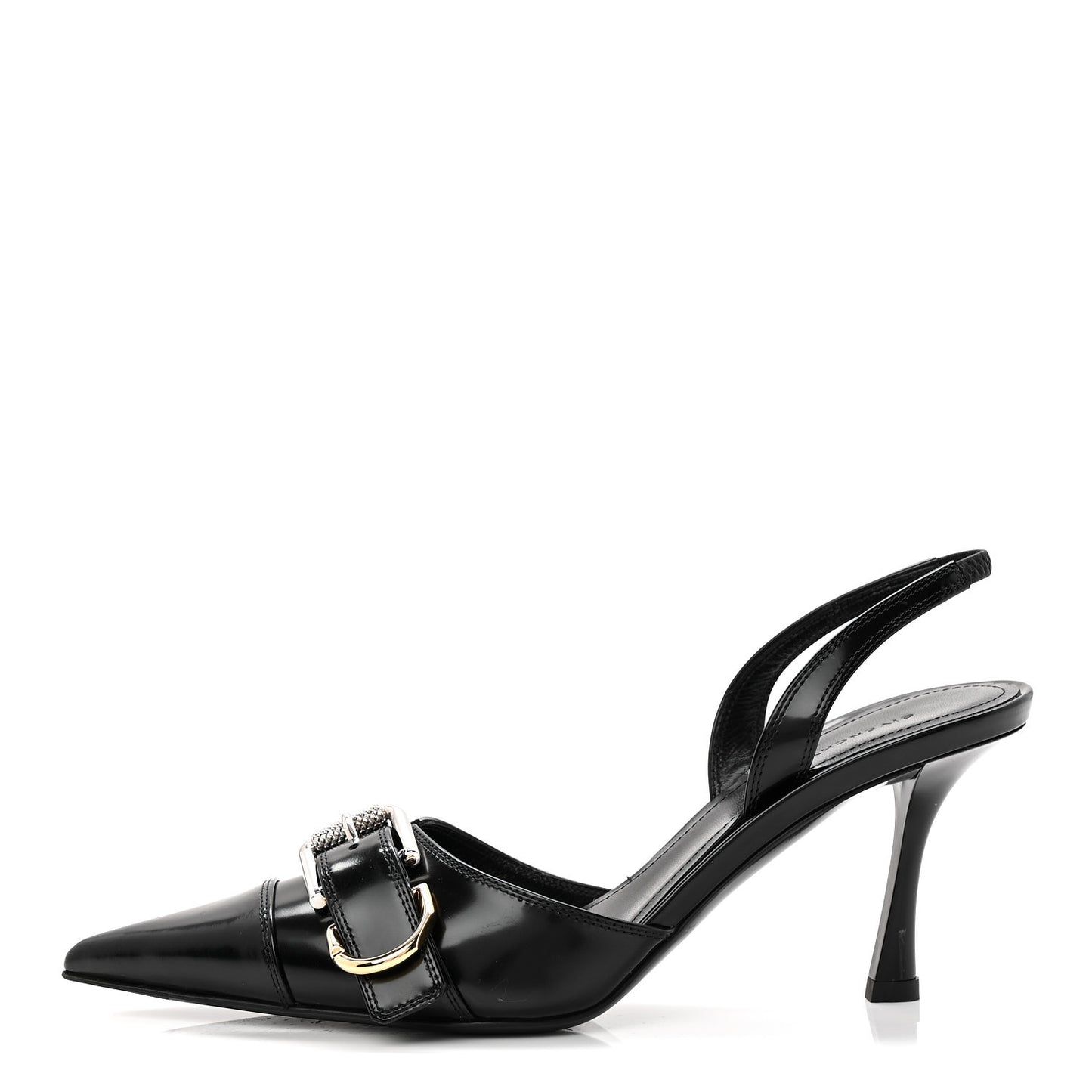 Nappa Voyou Slingback 75mm Sandals 36.5 Black