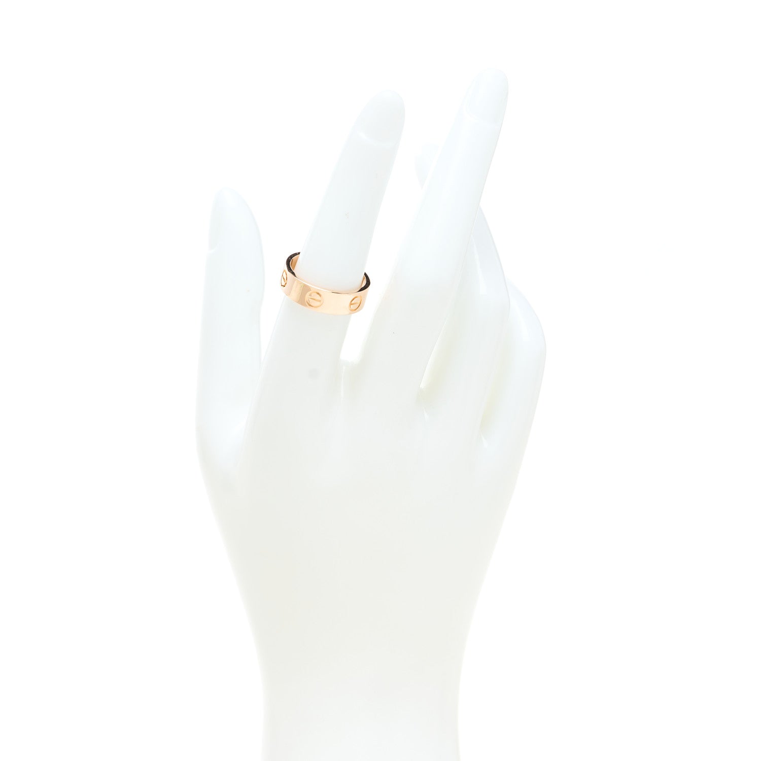 Cartier 18K Pink Gold 5.5mm LOVE Ring 53 6.5 2 of 4