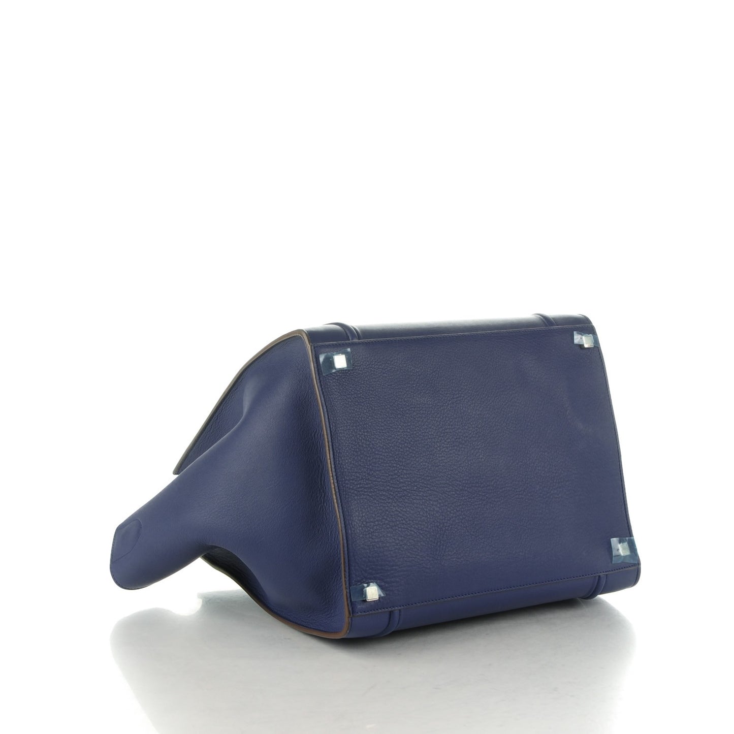Supple Calfskin Medium Phantom Luggage Indigo