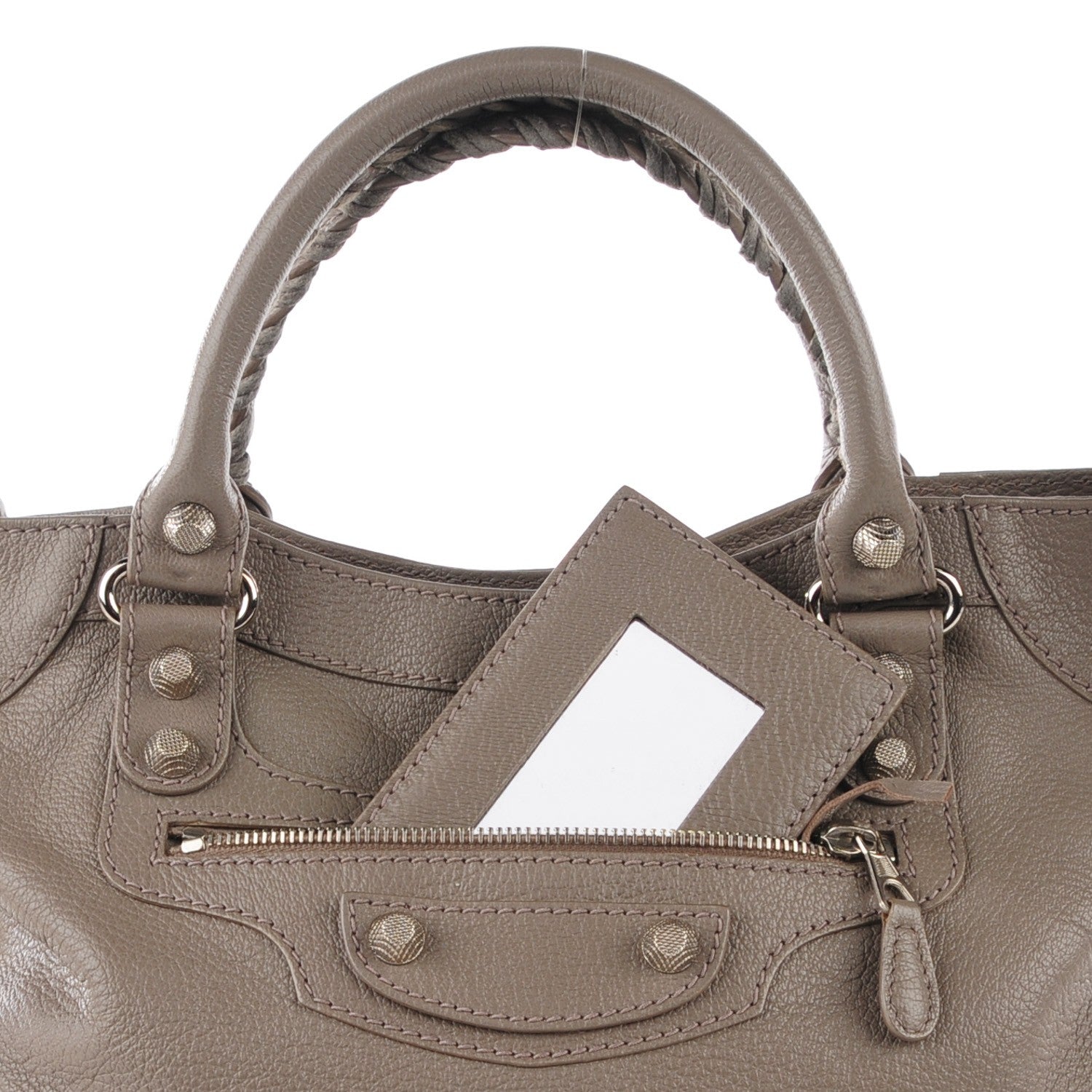 Balenciaga Chevre Giant 12 Silver Hardware Hamilton Velo Gris Poivre 11 of 12
