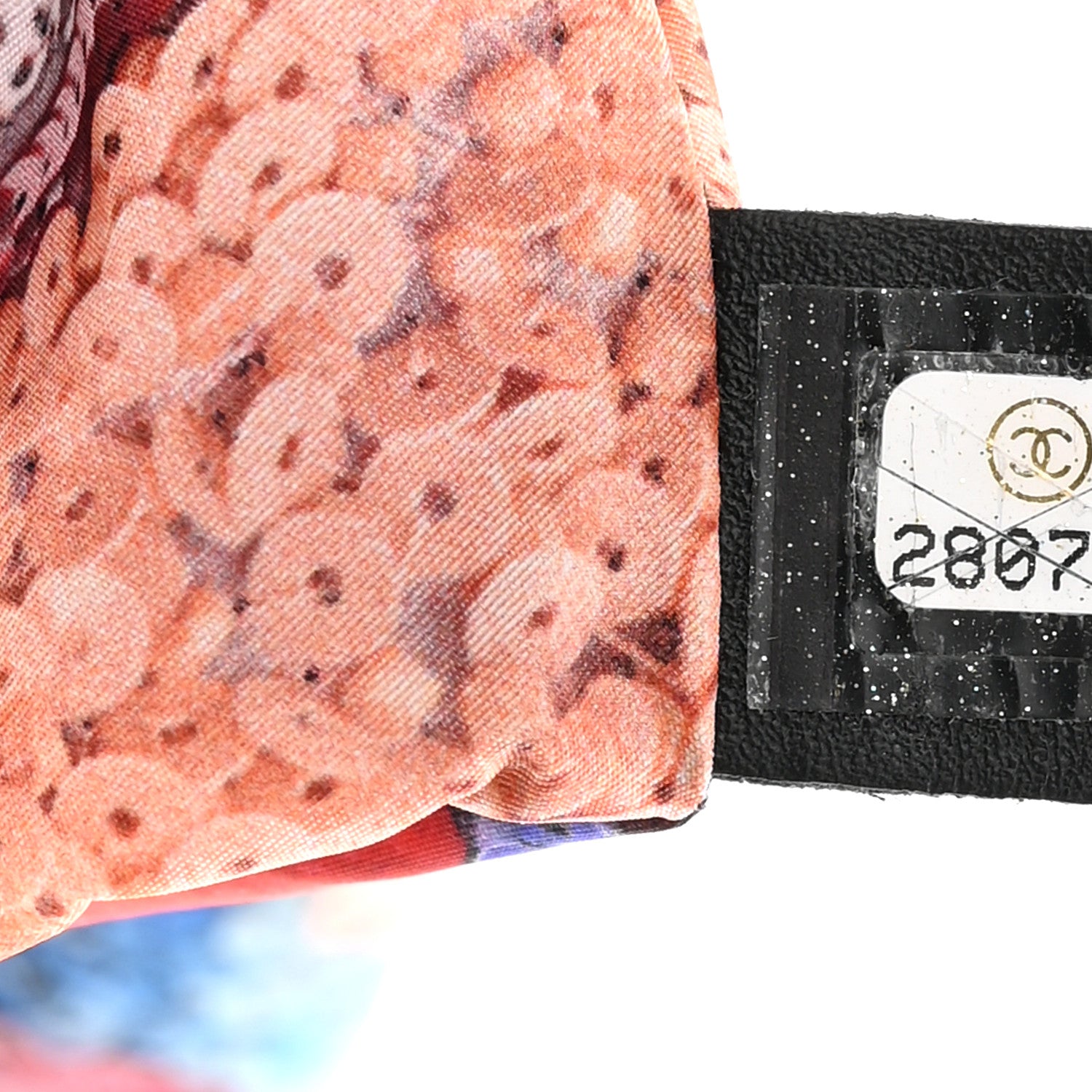 Chanel Canvas Sequin Print Quilted Waist Bag Multicolor 6 of 9