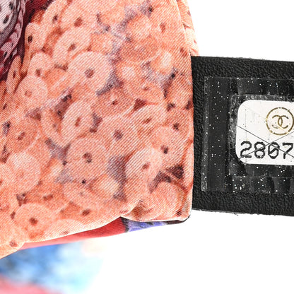 Chanel Canvas Sequin Print Quilted Waist Bag Multicolor 6 of 9