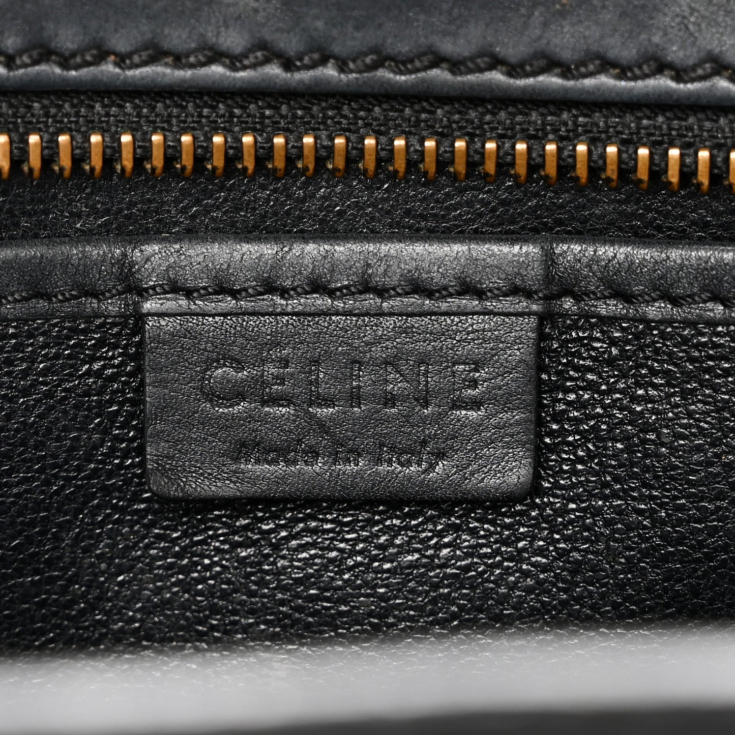 Smooth Calfskin Nano Luggage Black