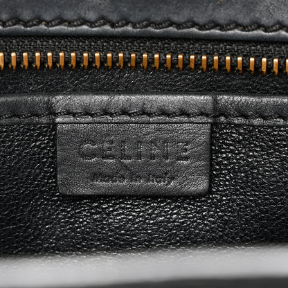 Celine Smooth Calfskin Nano Luggage Black 6 of 12