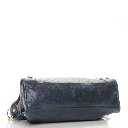 Balenciaga Agneau Giant 12 Gold Hardware City Bleu Obscur 5 of 8