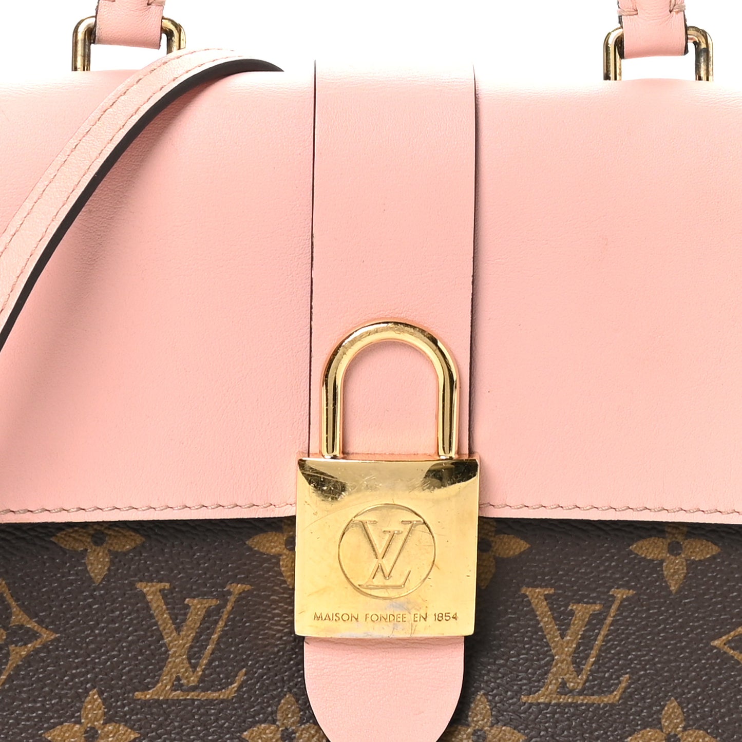 Monogram Locky BB Rose Poudre