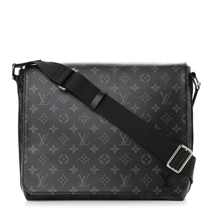 Louis Vuitton Monogram Eclipse District PM Black 1 of 10