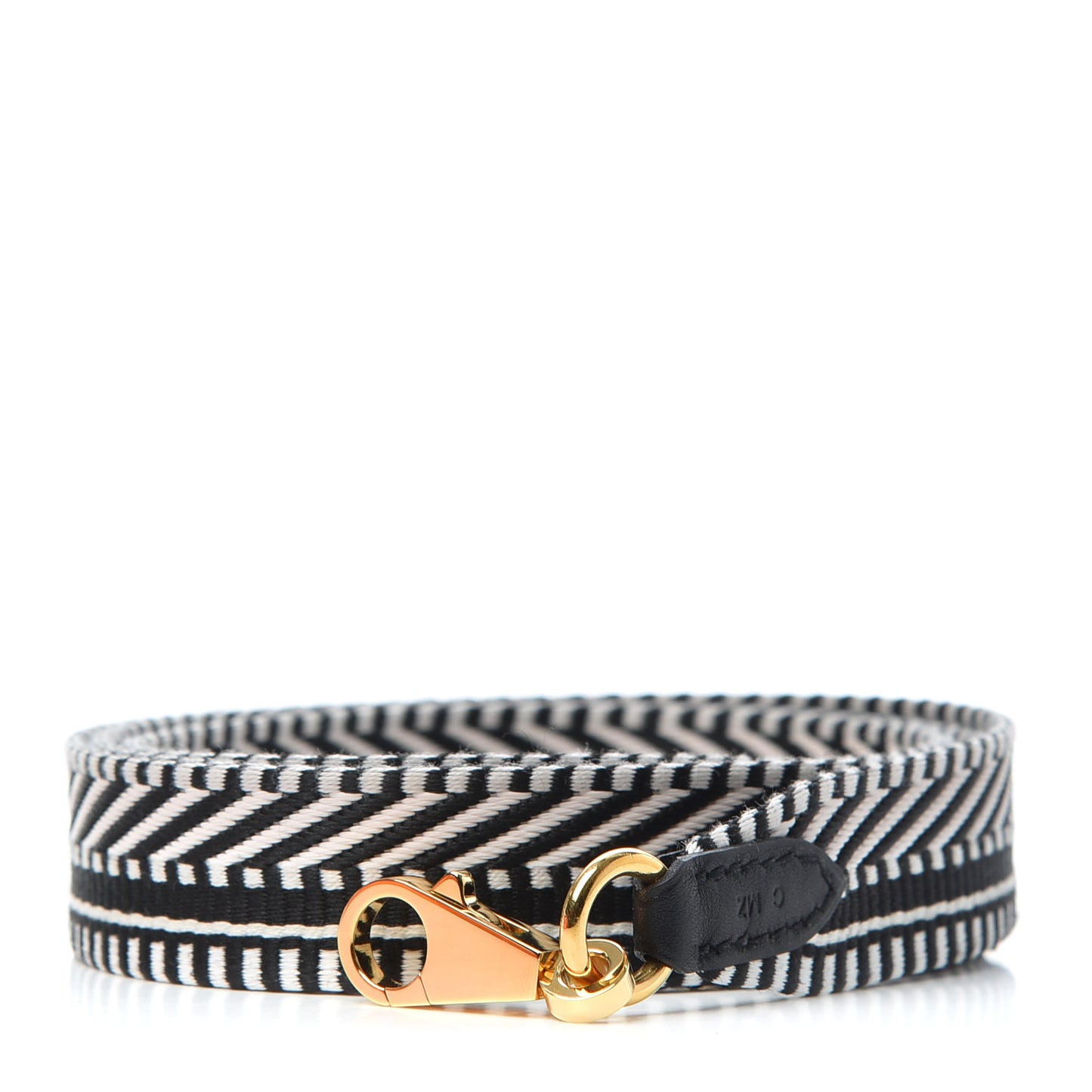 Toile Swift 25mm Sangle Cavale Shoulder Strap Black Ecru