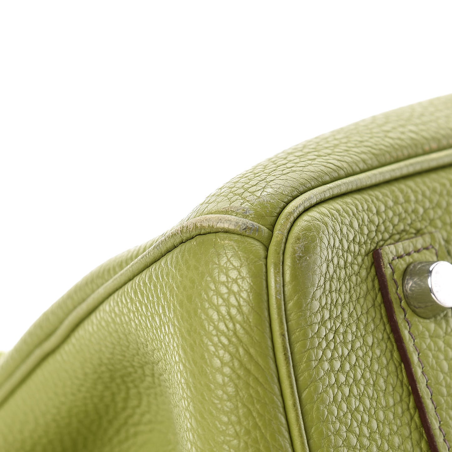 Togo Birkin 35 Vert Anis
