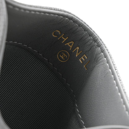 Chanel Caviar Quilted Card Holder Grey 6 of 9