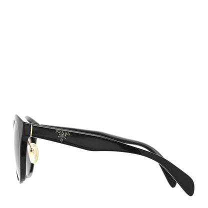 Prada Round Sunglasses SPR 05T Black 3 of 7