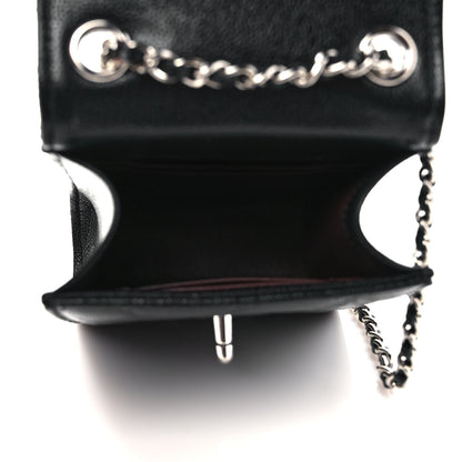 Chanel Caviar Quilted Classic Phone Holder Black 5 of 10