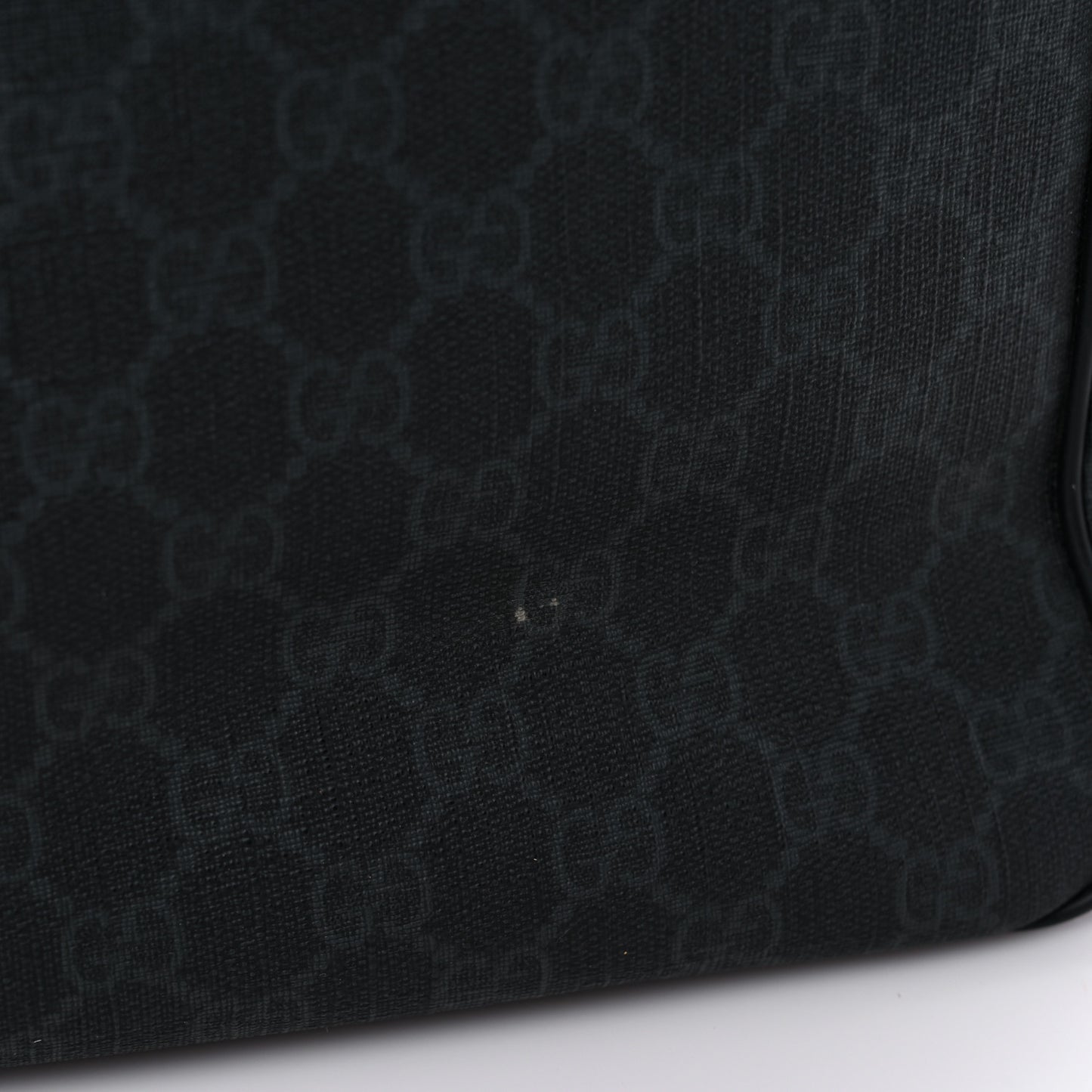 GG Plus Monogram Medium Flap Messenger Bag Black
