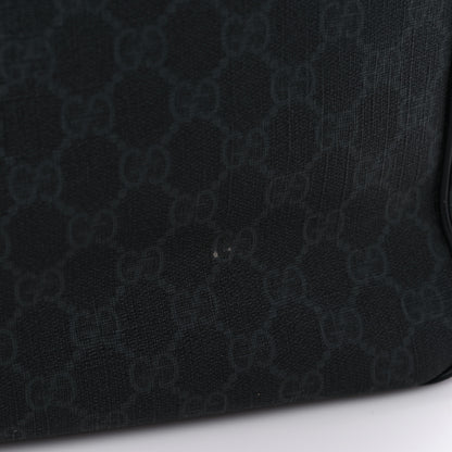 Gucci GG Plus Monogram Medium Flap Messenger Bag Black 12 of 17